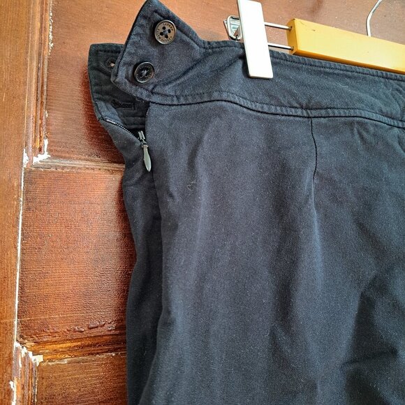 Lauren Ralph Lauren Women’s Black Cropped Pants Size 10 | Cotton Viscose Blend - Picture 4 of 11